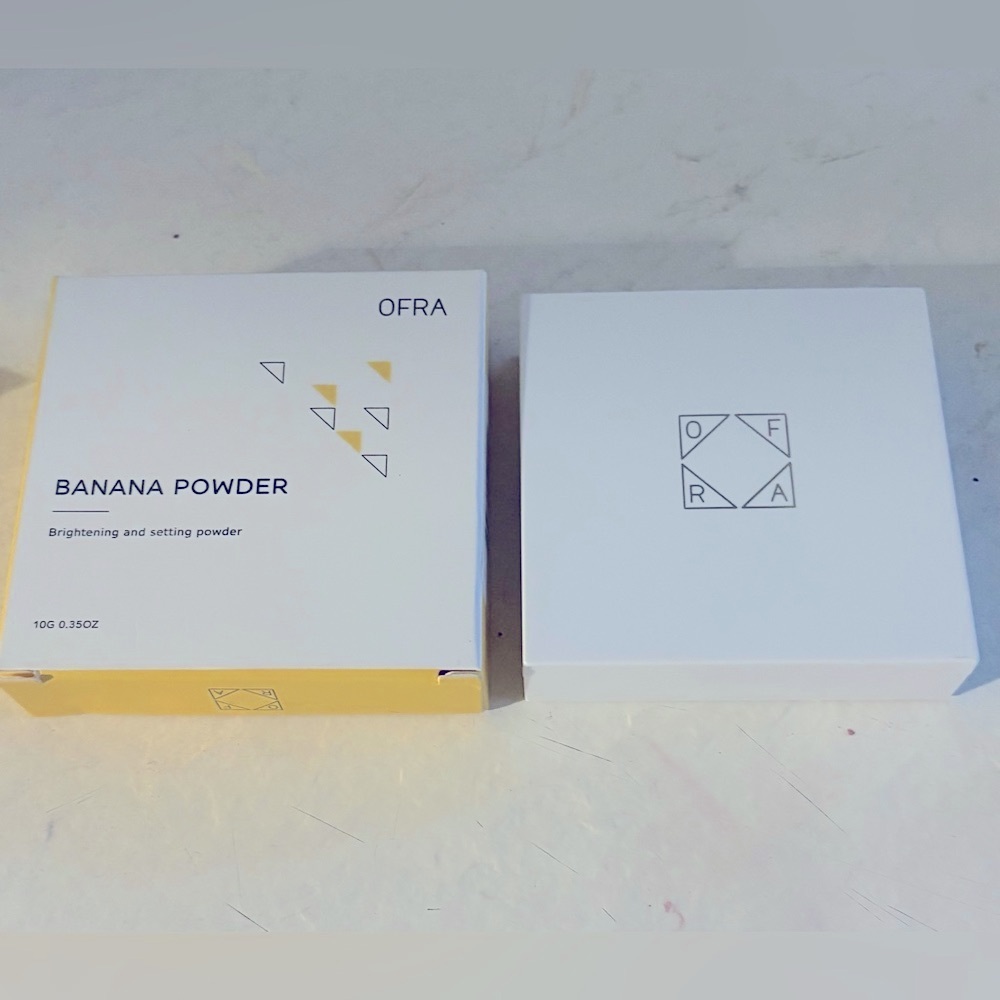 OFRA Banana Brightening & Setting Pressed Powder 10G/Full Size NIB